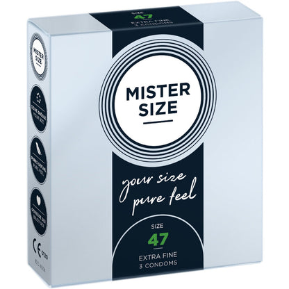 MISTER SIZE - PRESERVATIVOS TAMANHO XS 47 MM