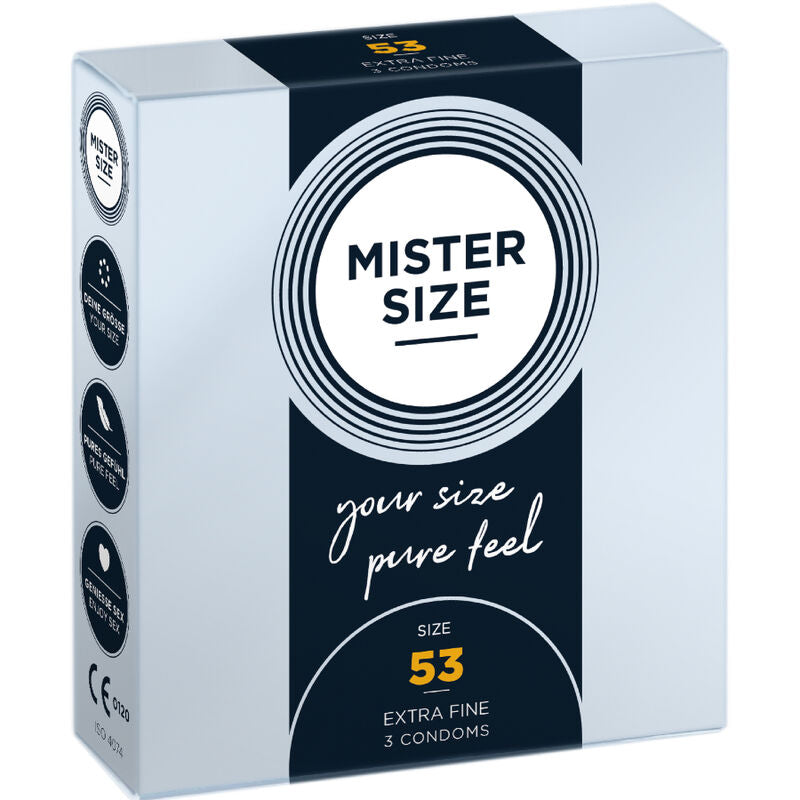 MISTER SIZE - PRESERVATIVO TAMANHO M 53 MM