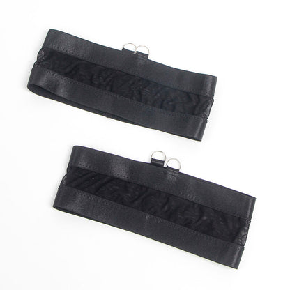 SUBBLIME - 955236 SUTIÃ BONDAGE PRETO COM CONJUNTO DE LIGA S/M
