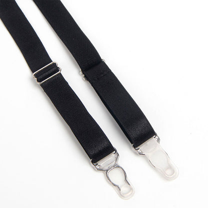 SUBBLIME - 955236 SUTIÃ BONDAGE PRETO COM CONJUNTO DE LIGA S/M
