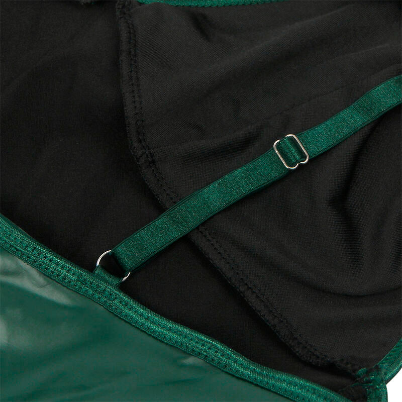 SUBBLIME - 955441 VESTIDO COM ALÇAS DE COURO VERDE L/XL