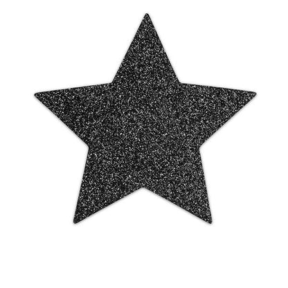 BIJOUX INDISCRETS - BLACK STAR FLASH NIPPLE CAPS