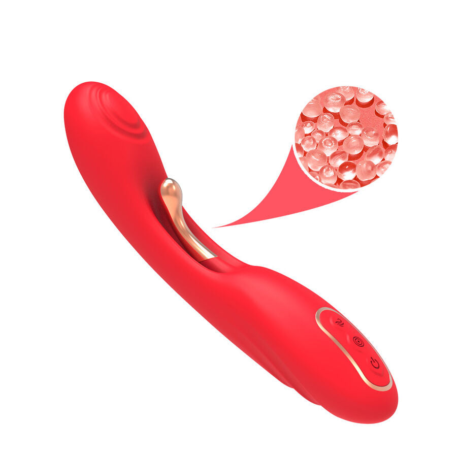 ARMONY - VIBRADOR COM LÍNGUA OSCILANTE VERMELHO