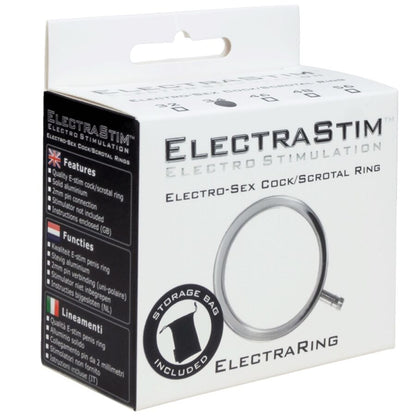 ELECTRASTIM - ANEL DE PÊNIS DE METAL ELECTRARINGS 32 MM