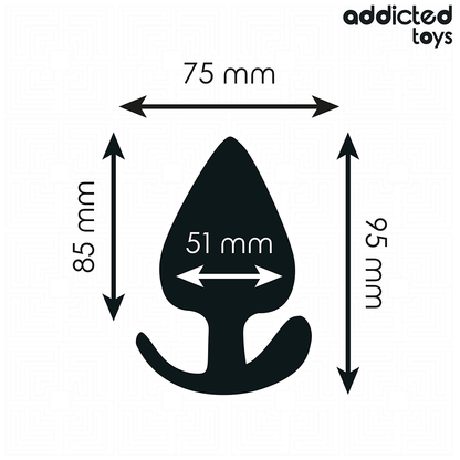 ADDICTED TOYS - PLUG ANAL TAMANHO XL 9.5 CM
