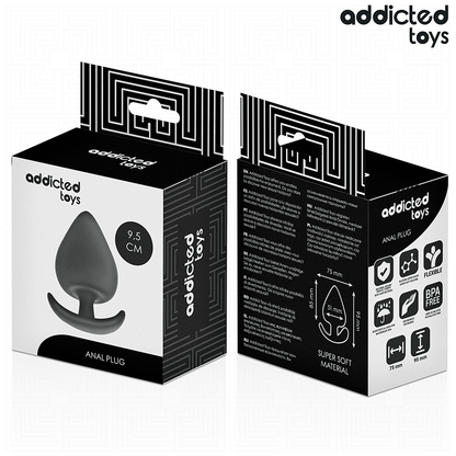 ADDICTED TOYS - PLUG ANAL TAMANHO XL 9.5 CM
