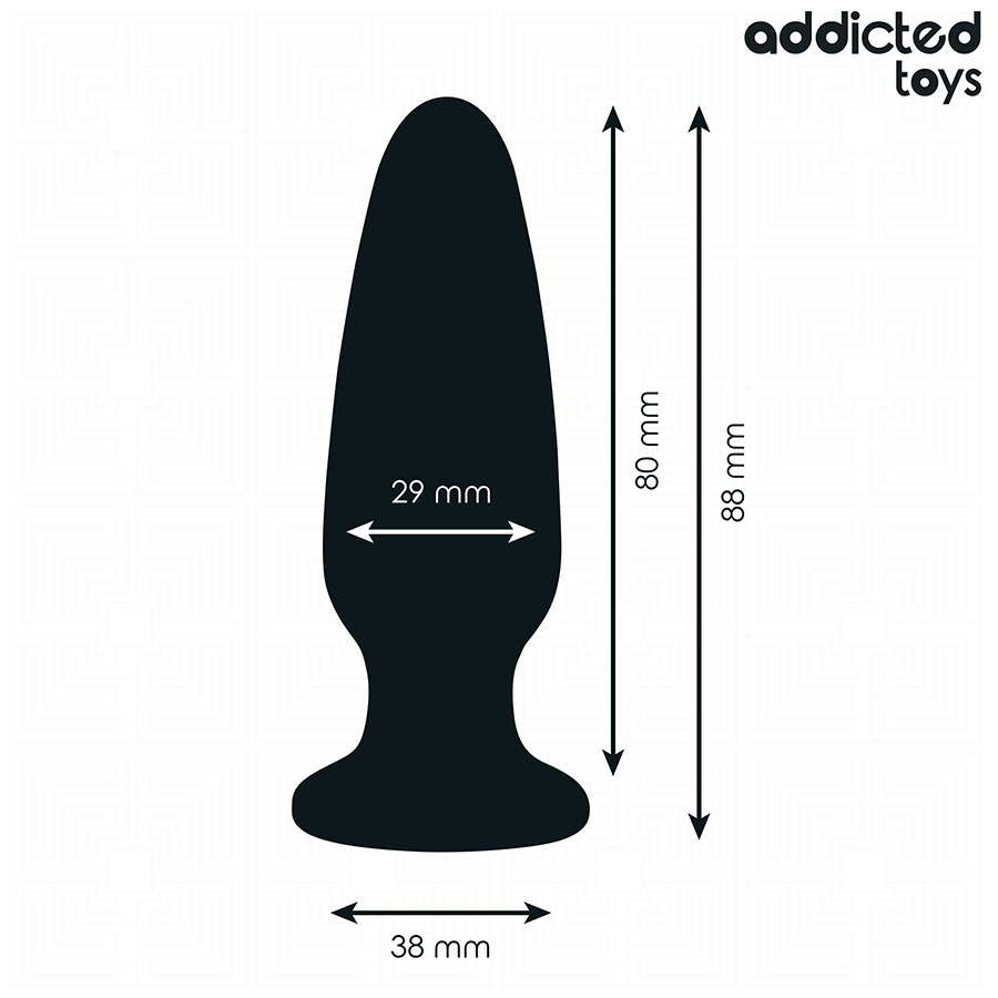 ADDICTED TOYS - PLUG ANAL COM JOIA TAMANHO S 8,8 CM