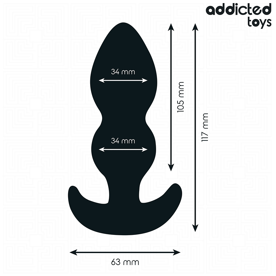 ADDICTED TOYS - PLUG ANAL TAMANHO L 11,7 CM