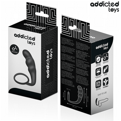 ADDICTED TOYS - PLUG ANAL COM ANEL MODELO 4