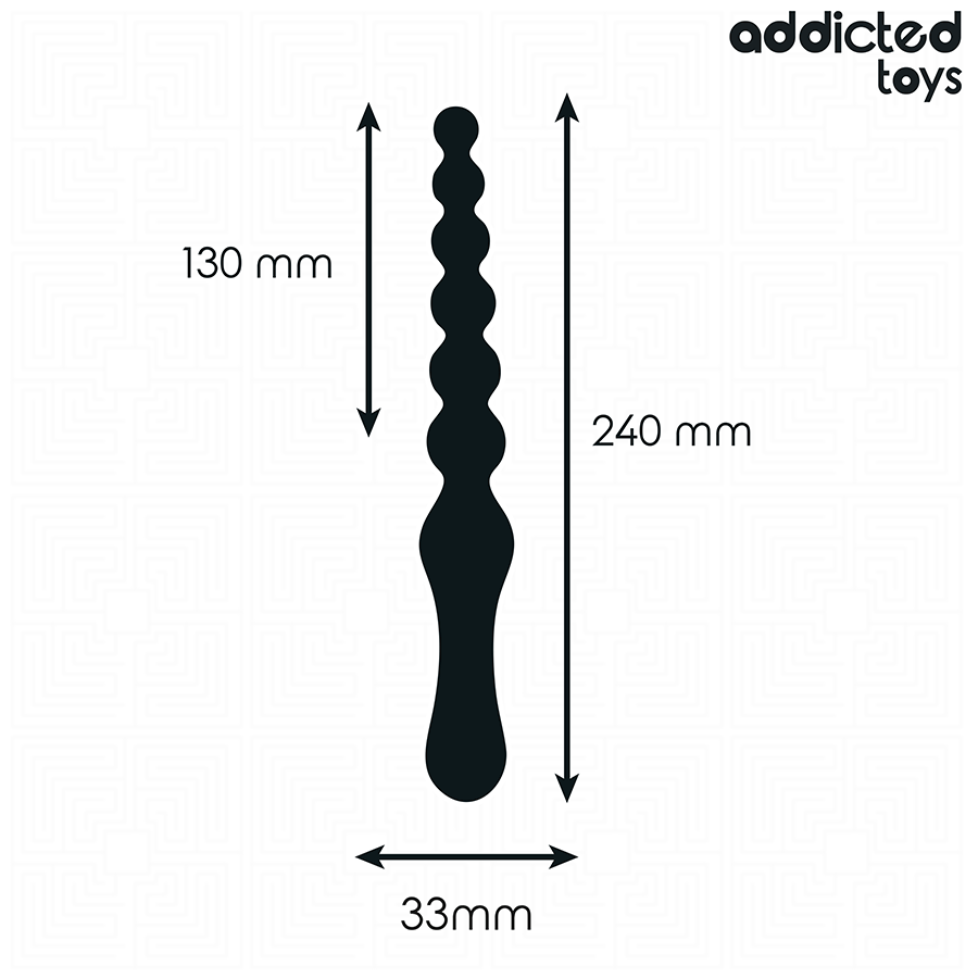 ADDICTED TOYS - MASSAGEADOR ANAL 24 CM
