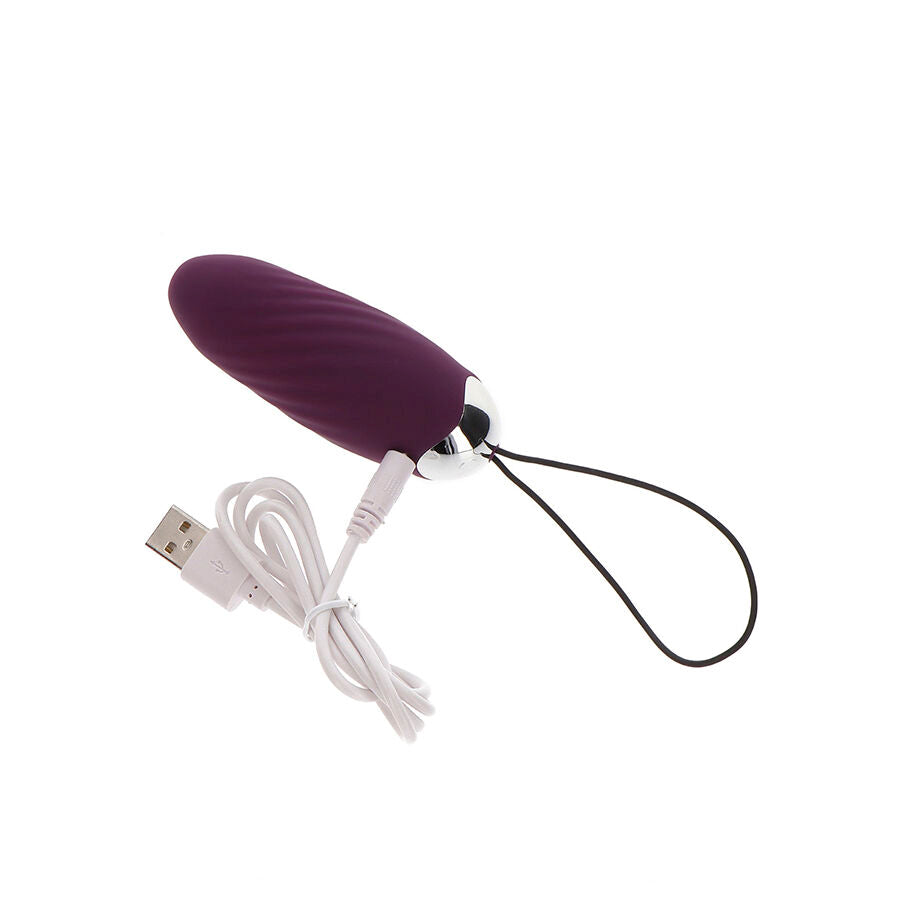 TOYJOY - FELICIDADE KNOCK KNOCK EGGSTAVAGANT VIBRADOR CONTROLE REMOTO ROXO