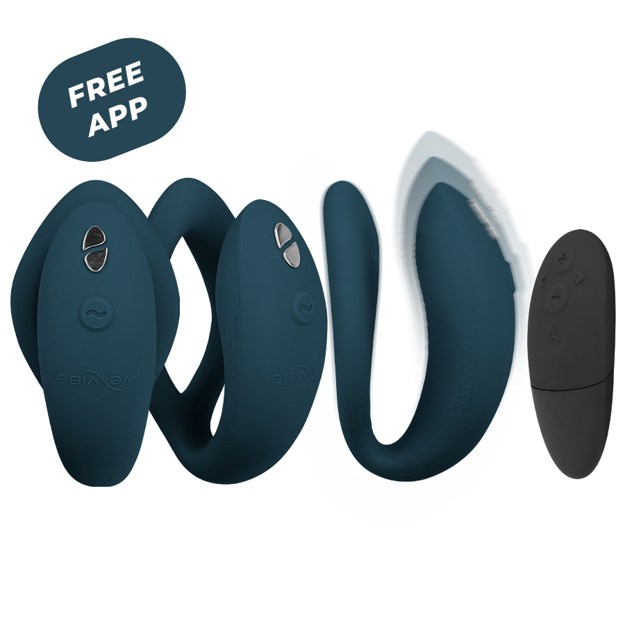 WE-VIBE - SYNC O VIBRADOR FLEXÍVEL CONTROLE REMOTO VERDE ESCURO
