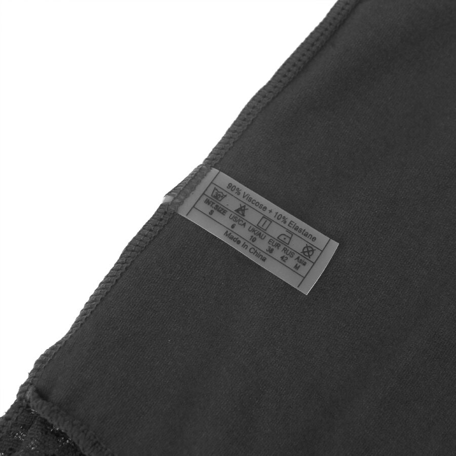 SUBBLIME - TEDDY PRETO FLORAL DETALHE DE RENDA L/XL