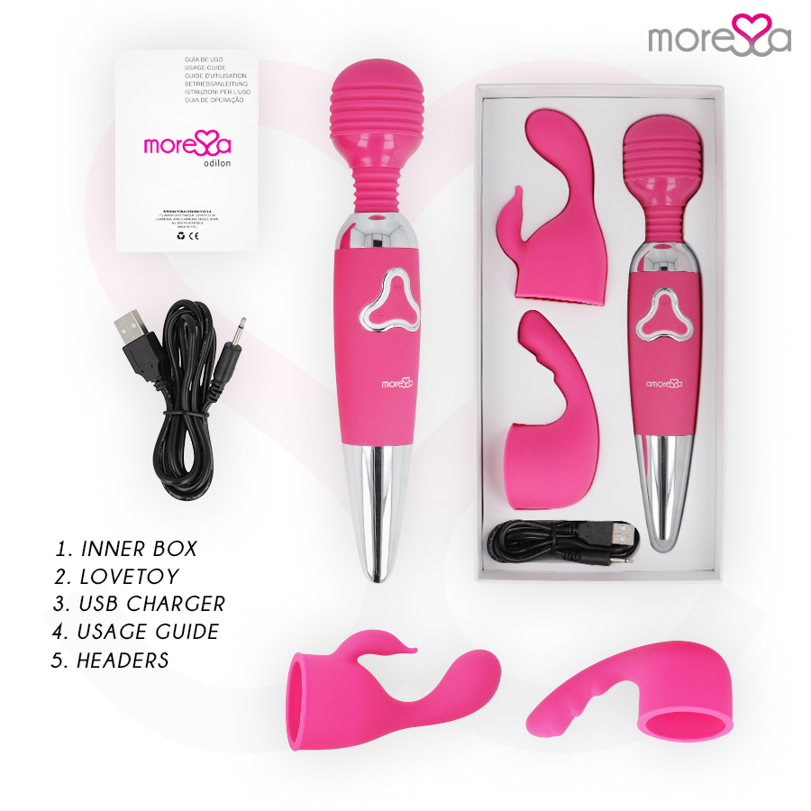 MORESSA - ODILON PREMIUM SILICONE RECARREGVEL