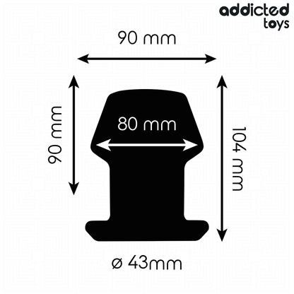 ADDICTED TOYS - PLUG ANAL EXTREMO OCO TAMANHO L 10,4 CM