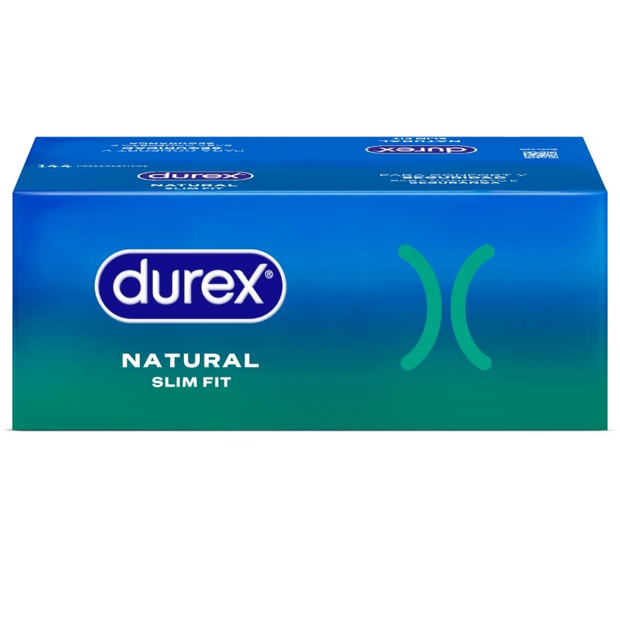 DUREX - NATURAL SLIM FIT BÁSICO 144 UNIDADES