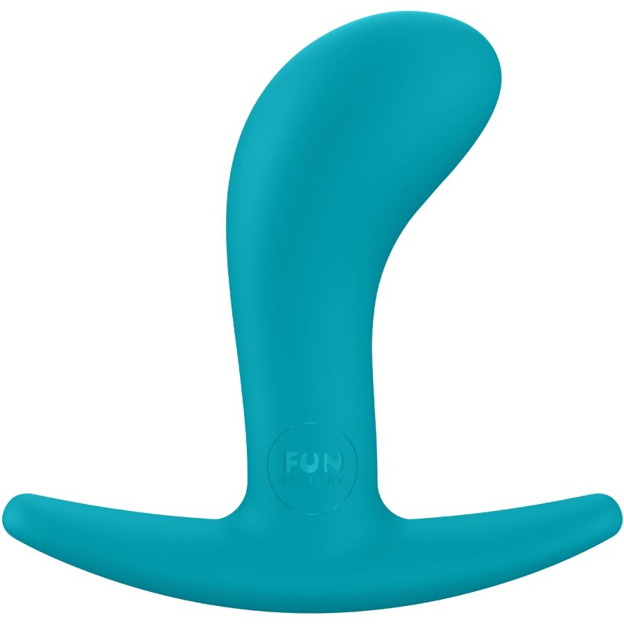 FUN FACTORY - PLUG ANAL EM FORMATO DE BUNDA TAMANHO P ÁGUA-MARINHA