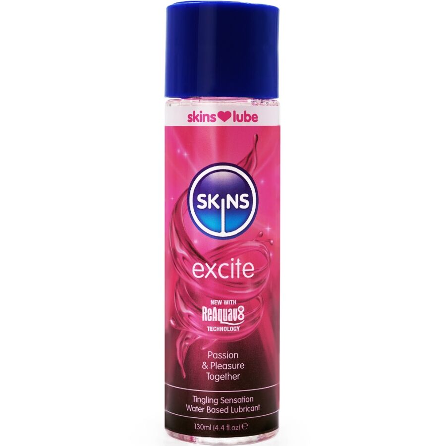 SKINS - EXCITE LUBRIFICANTE À BASE DE ÁGUA 130 ML