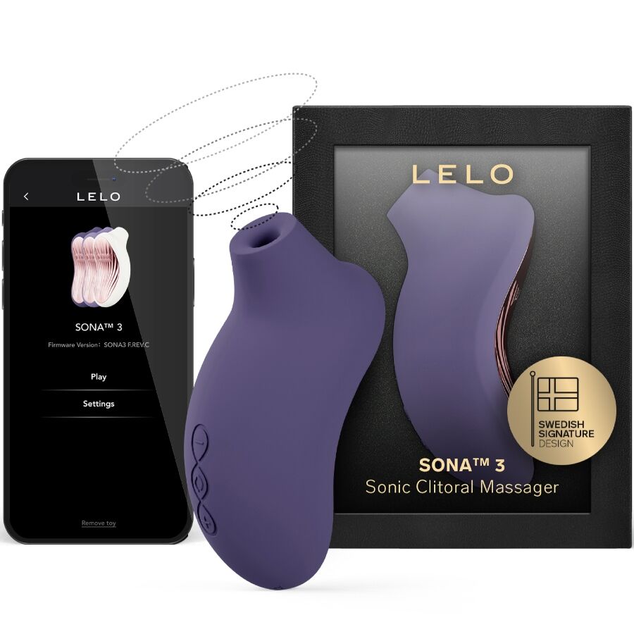 LELO - SONA 3 MASSAGEADOR CLITÓRICO SÔNICO ROXO CIBERNÉTICO