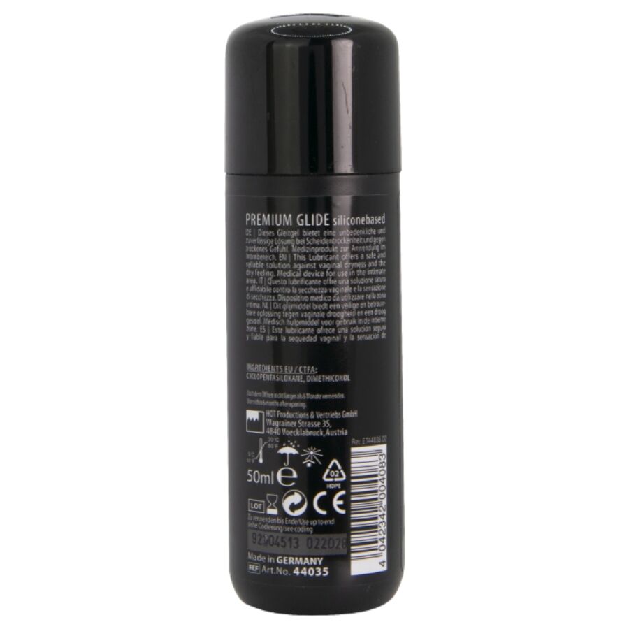 HOT - LUBRIFICANTE PREMIUM À BASE DE SILICONE 50 ML