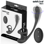 ADDICTED TOYS - PLUG ANAL COM VIBRAÇÃO, OSCILAÇÃO 360º E ESTIMULADOR DE TESTÍCULOS