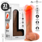 MR INTENSE - BRADLEY VIBRADOR DE SILICONE COM EFEITO DE AQUECIMENTO E CONTROLE REMOTO 21 CM - Ø - 4,2 CM
