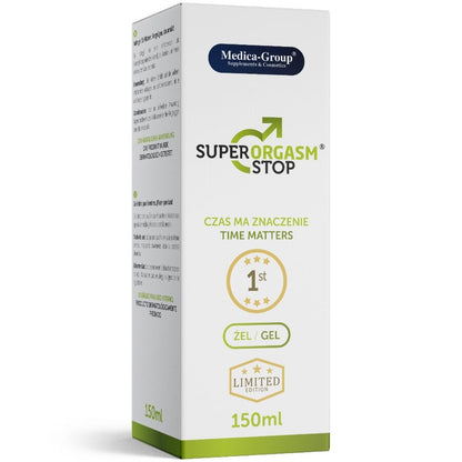 MEDICA GROUP - SUPER ORGASM STOP GEL ÍNTIMO PARA HOMENS 150 ML