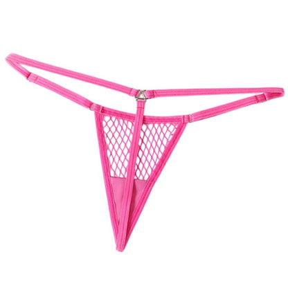 CHILIROSE - CR 4856 MICRO TANGA REJILLA NEON ROSA L/XL