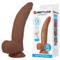 PRETTY LOVE - CUTHBERT DILDO FLEXÍVEL REALISTA 20 CM Ø 5 CM TPE MARROM
