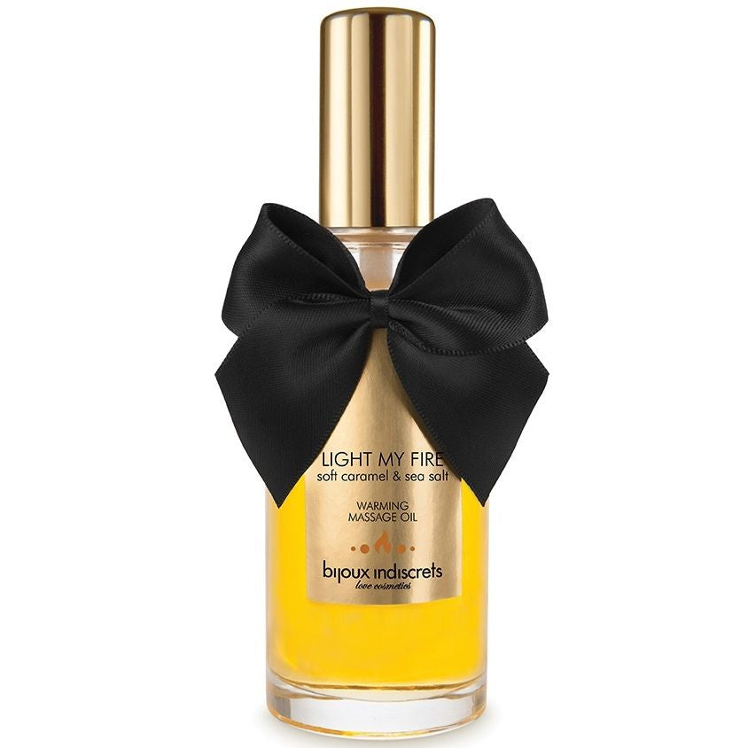 BIJOUX INDISCRETS - ÃLEO DE MASSAGEM EFEITO CALOR AROMA CARAMELO