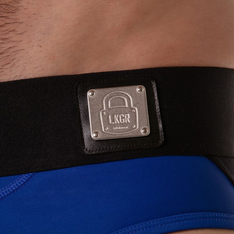 LOCKER GEAR - CUECA SUSPENSA COM CÓS LARGO AZUL M