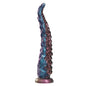 POWER MONSTERS - DILDO DE SILICONE FANTASIA TRICOLOR COM TENTÁCULOS ABISSAIS 46 CM Ø 7 CM