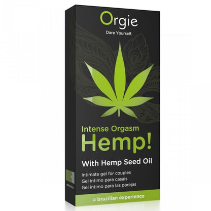 ORGIE - CÂNHAMO! ORGASMO INTENSO MÚLTIPLAS SENSAÇÕES GEL ÍNTIMO 15 ML