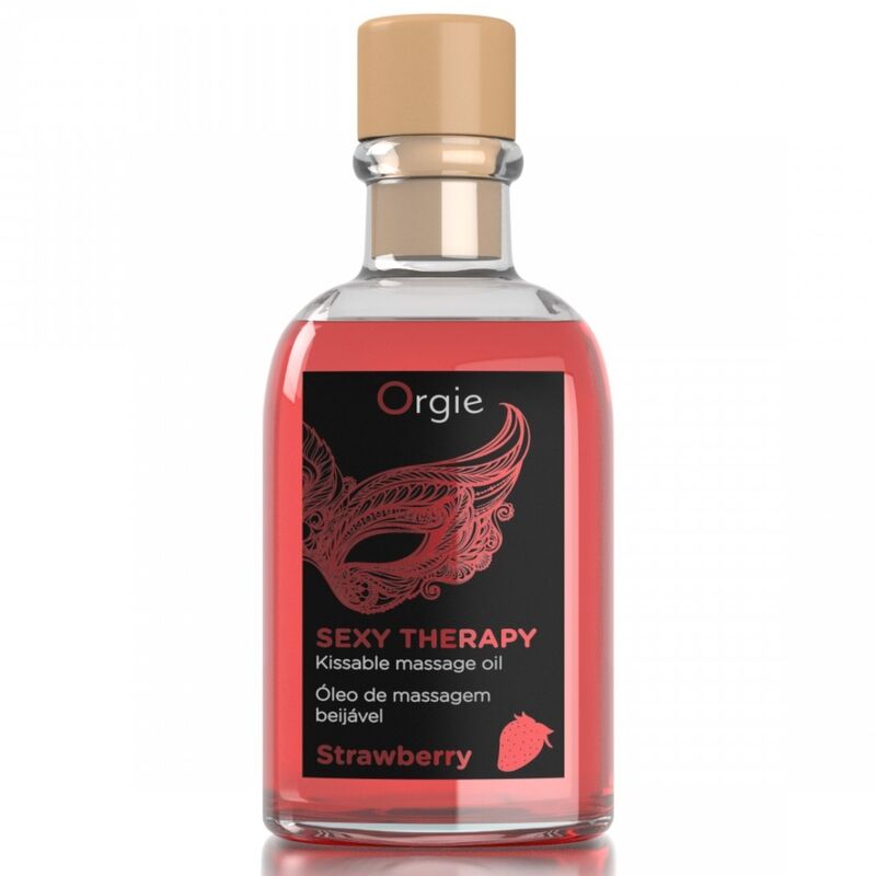 ORGIE - MASSAGEM LÁBIOS MORANGO BEIJÁVEL CONJUNTO DE MASSAGEM BEIJÁVEL 100 ML