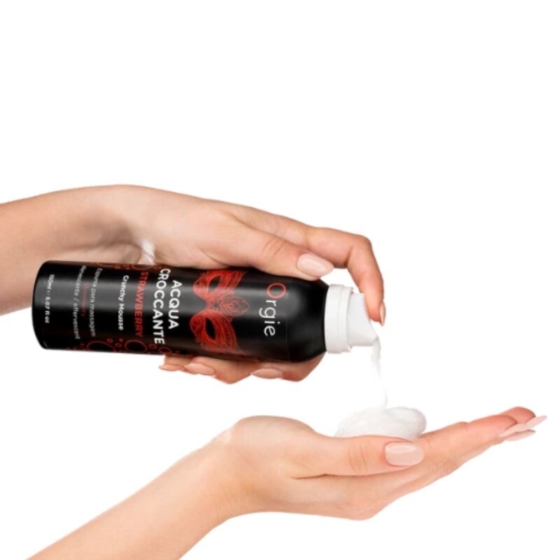 ORGIE - ACQUA CROCCANTE MOUSSE DE MASSAGEM CROCANTE DE MORANGO 150 ML