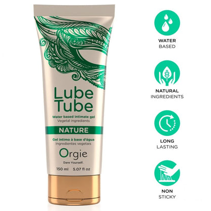 ORGIE - LUBRIFICANTE NATURE GEL ÍNTIMO À BASE DE ÁGUA 150 ML