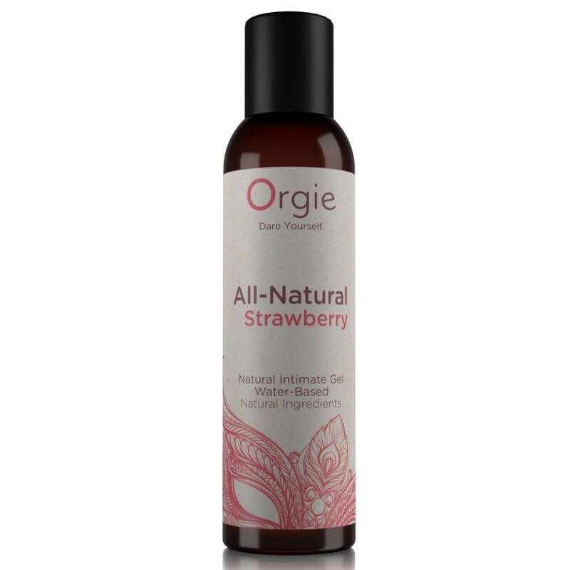 ORGIE - GEL ÍNTIMO À BASE DE ÁGUA DE MORANGO TOTALMENTE NATURAL 150 ML