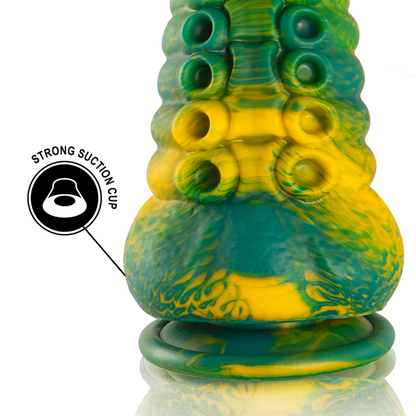 EPIC - DILDO COM TENTÁCULOS VERDES DE CETUS - TAMANHO GRANDE