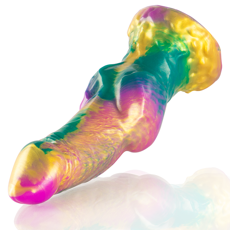 EPIC - DILDO IRIS COM TESTÍCULOS DE PRAZER ARCO-ÍRIS
