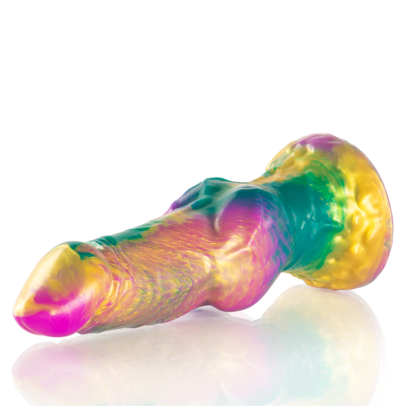EPIC - DILDO IRIS COM TESTÍCULOS DE PRAZER ARCO-ÍRIS
