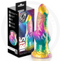 EPIC - DILDO IRIS COM TESTÍCULOS DE PRAZER ARCO-ÍRIS