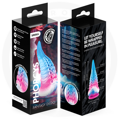 EPIC - PHORCYS DILDO COM TENTÁCULOS AZUIS TAMANHO PEQUENO