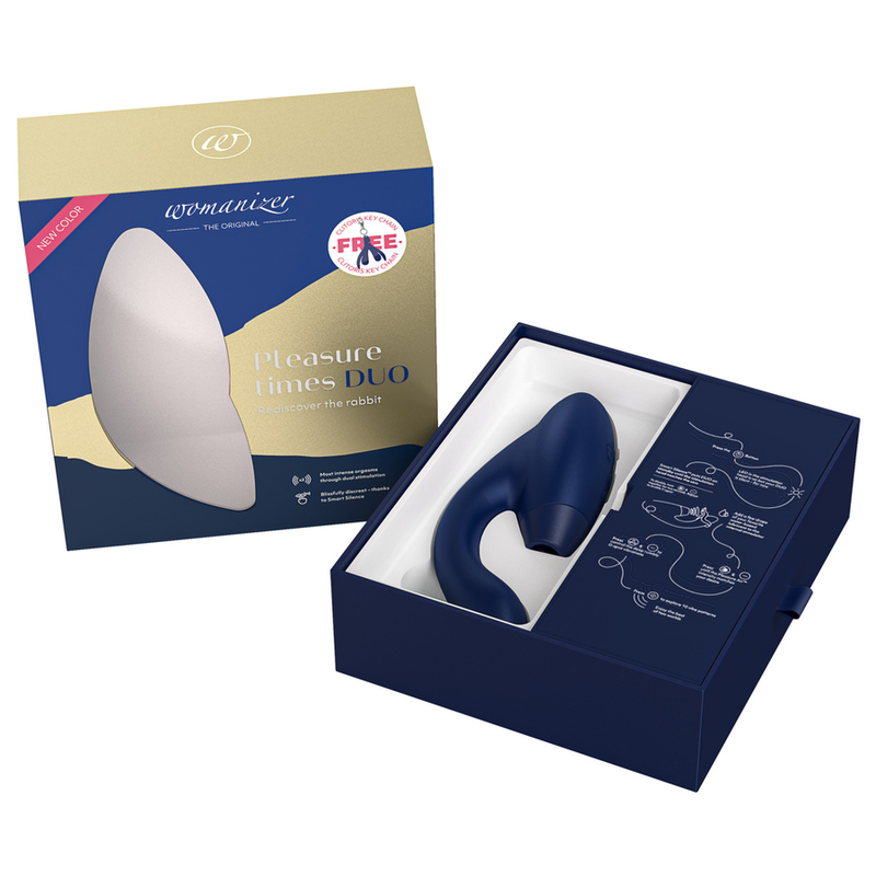WOMANIZER - DUO 2 ESTIMULADOR AZUL