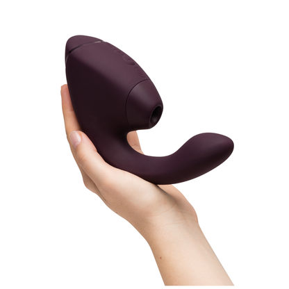 WOMANIZER - DUO NEXT Estimulador Duplo de Clitóris e Ponto G Roxo Escuro