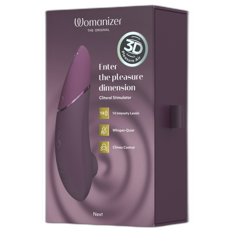 WOMANIZER - PRÓXIMO ESTIMULADOR CLITORIAL ROXO ESCURO