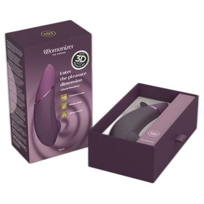 WOMANIZER - PRÓXIMO ESTIMULADOR CLITORIAL ROXO ESCURO