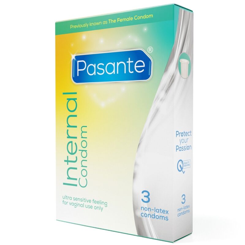 PASANTE - CAMISINHAS FEMININAS INTERNAS SEM LÁTEX - CAIXA COM 3 UNIDADES