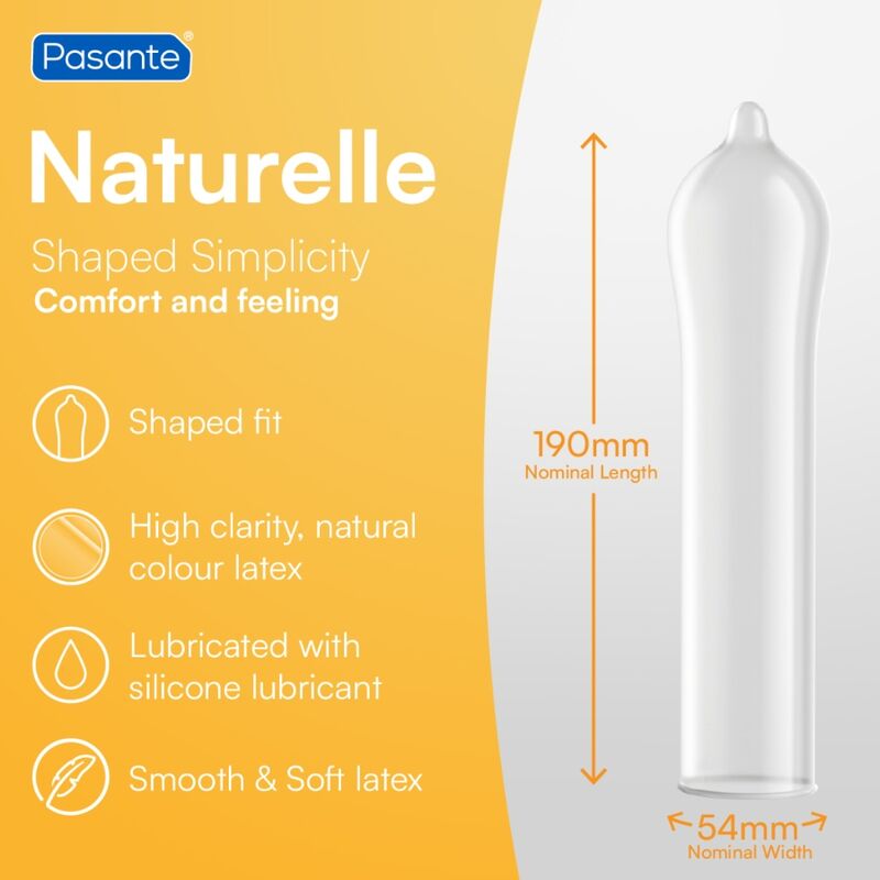PASANTE - NATURELLE PRESERVATIVO 3 PACK