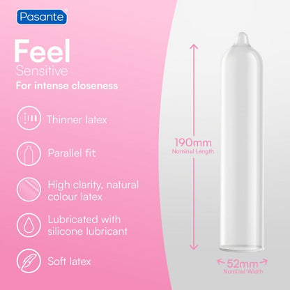 PASANTE - DE PRESERVATIVOS ULTRA FINO SENSÍVEIS 12 UNIDADES