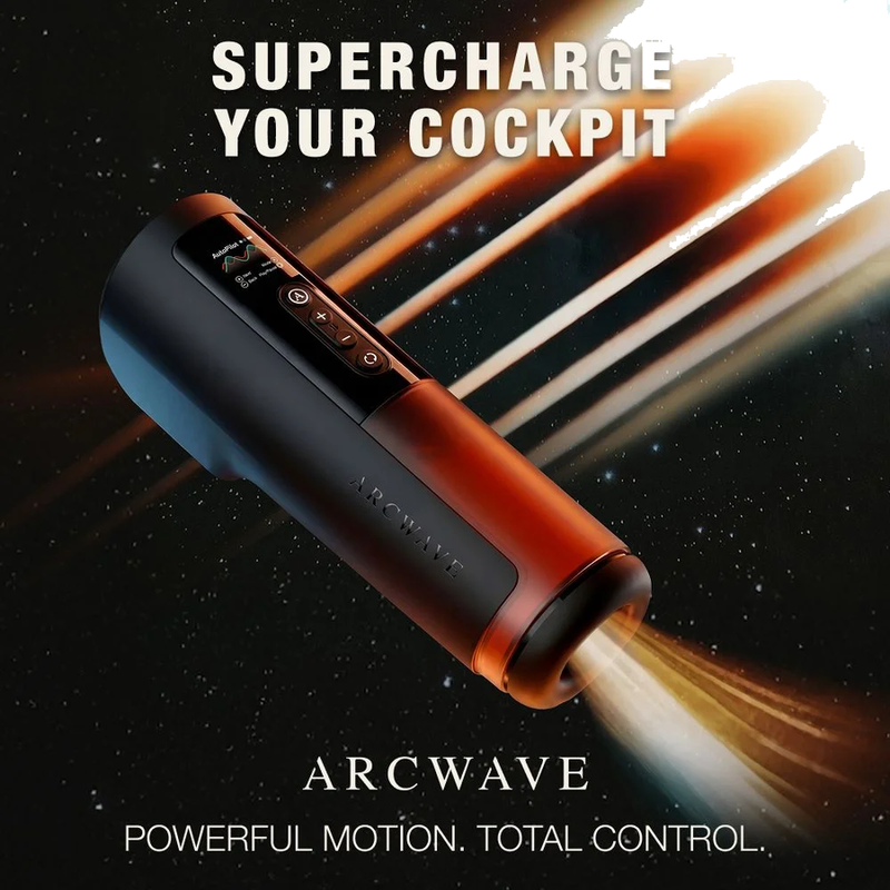 ARCWAVE - THRUSTER STROKER MASCULINO AUTOMÁTICO COM MOVIMENTO DE IMPULSO, ROTAÇÃO E CONTROLO